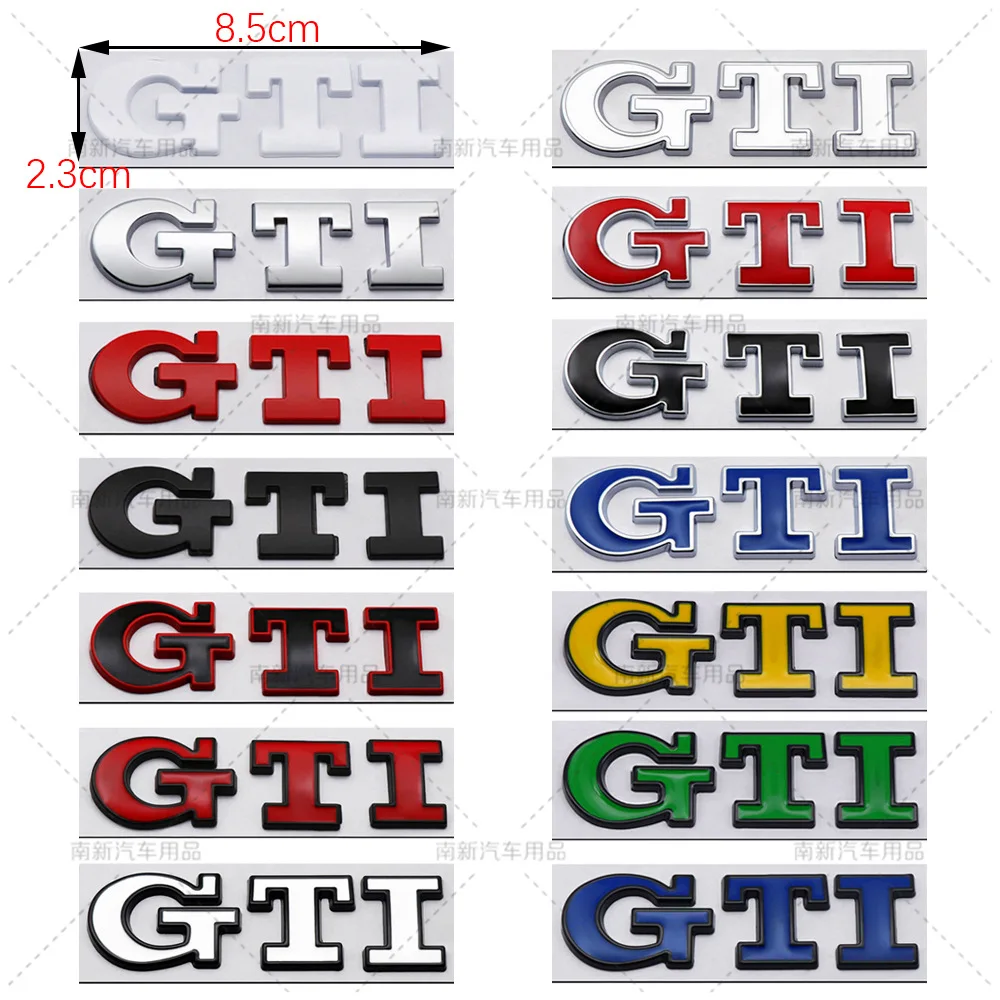3D Metal Logo GTI Emblem Letters Car Rear Trunk Badge For Volkswagen VW Golf 4 5 6 7 7.5 MK4 MK5 MK6 MK7 GTI Sticker Accessories
3D Metal Logo GTI Emblem Letters Car Rear Trunk Badge For Volkswagen VW Golf 4 5 6 7 7.5 MK4 MK5 MK6 MK7 GTI Sticker Accessories