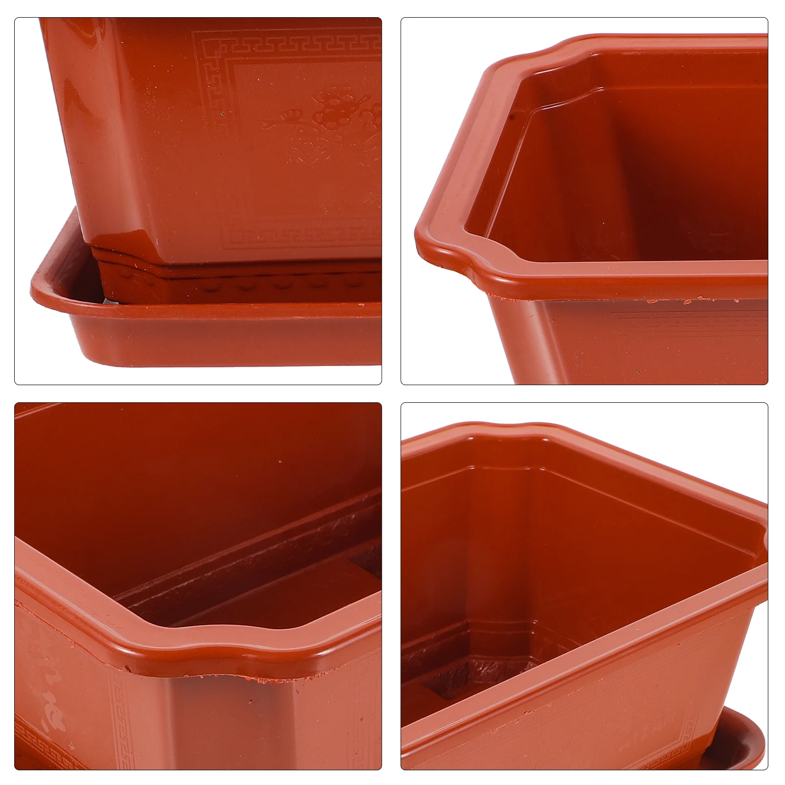 2Pcs Oval Large Bonsai Flower Pots Plastic Planters for Indoor Garden Small Plants Succulents Decorative Plant Pots
2Pcs Oval Large Bonsai Flower Pots Plastic Planters for Indoor Garden Small Plants Succulents Decorative Plant Pots