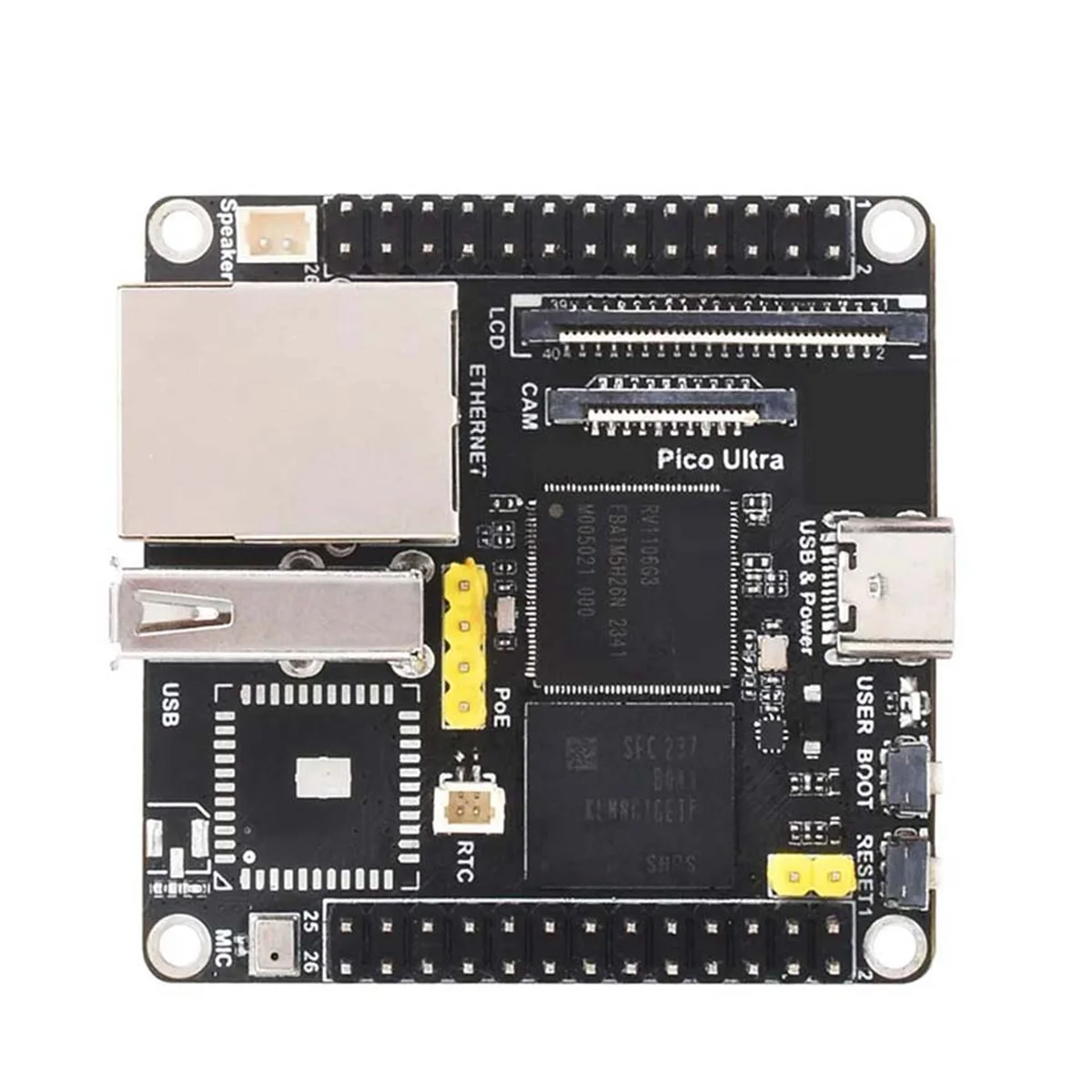 For Luckfox Pico Ultra Development Board RV1106 RISC-V Linux 8GB EMMC Supports PoE Ethernet Power Supply
For Luckfox Pico Ultra Development Board RV1106 RISC-V Linux 8GB EMMC Supports PoE Ethernet Power Supply