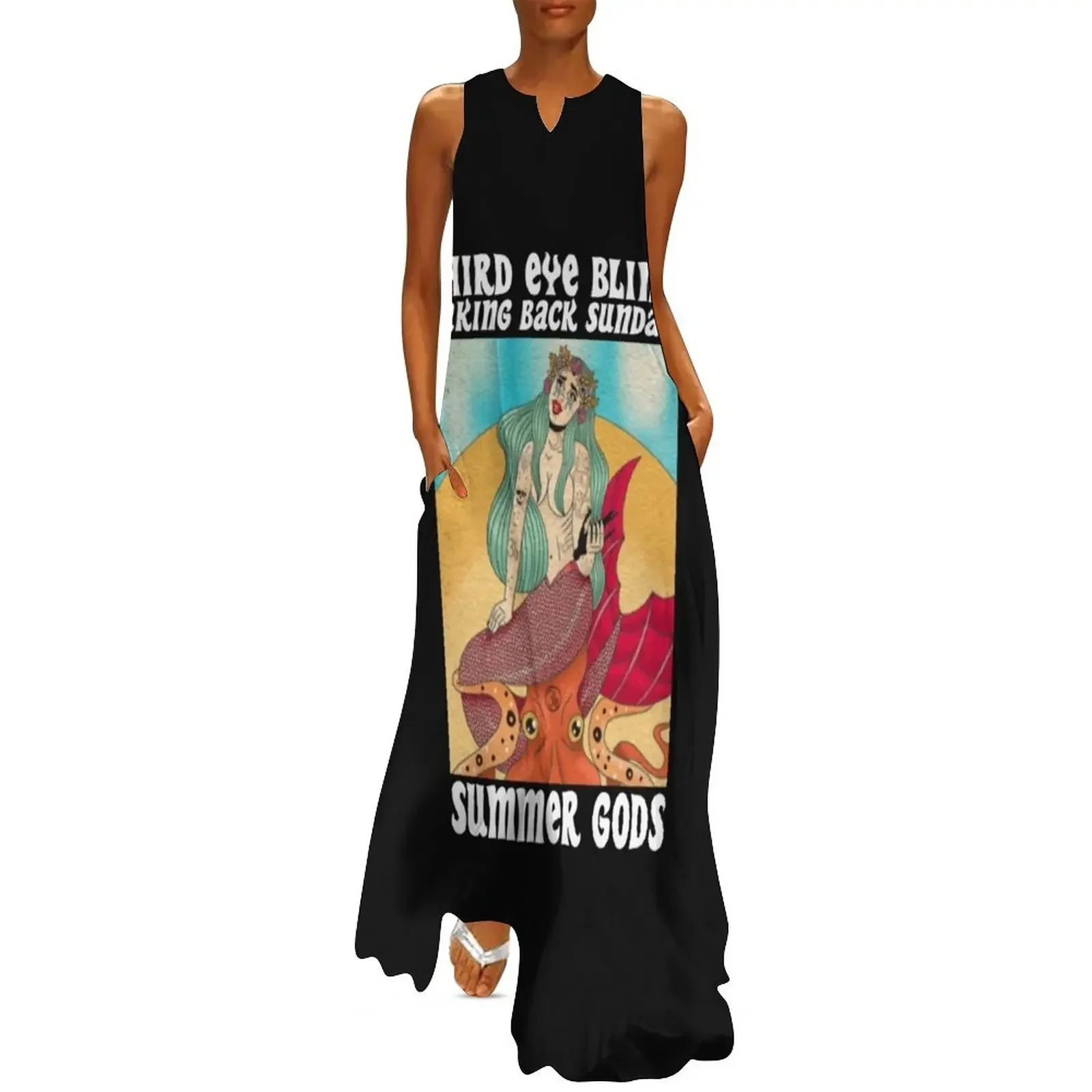 THIRD EYE BLIND Long Dress elegant chic wedding evening dresses Women's summer long dress Clothing female Dress
THIRD EYE BLIND Long Dress elegant chic wedding evening dresses Women's summer long dress Clothing female Dress