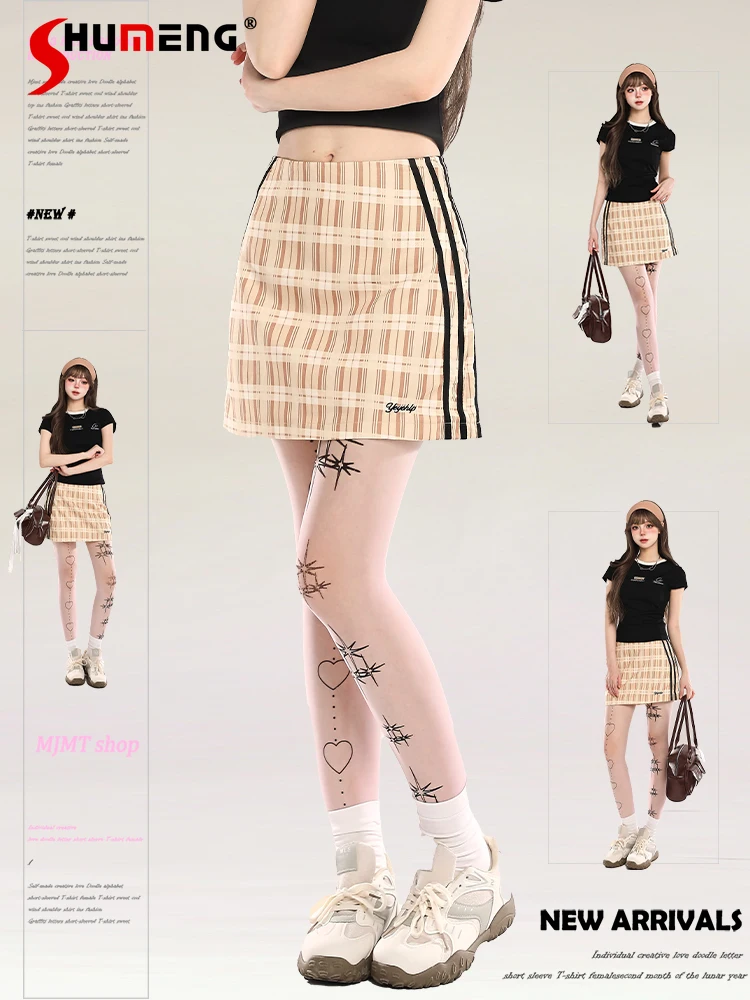 American Fashion Street Hot Girl Y2K Plaid Skirts Sports Casual Versatile High Waist A-line Embroidered Short Skirt Women Summer
American Fashion Street Hot Girl Y2K Plaid Skirts Sports Casual Versatile High Waist A-line Embroidered Short Skirt Women Summer
