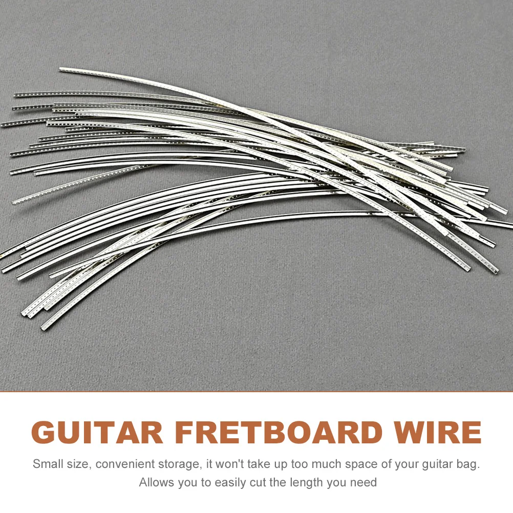 25Pcs Guitar Fret Wire 2.4mm Width Professional Durable Metal Fretboard Wire Suitable for Electric Classical Guitar Fret
25Pcs Guitar Fret Wire 2.4mm Width Professional Durable Metal Fretboard Wire Suitable for Electric Classical Guitar Fret