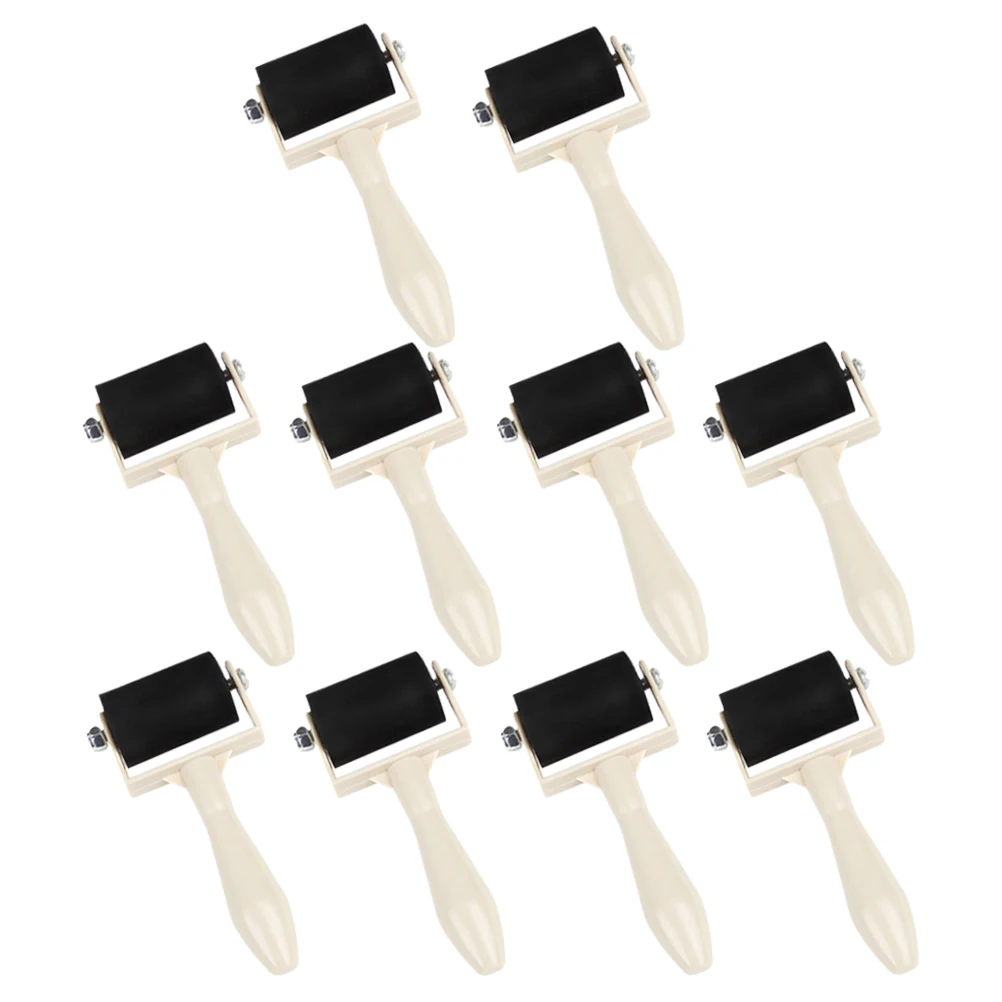 10pcs Printmaking Roller Tool for Wood Glue Plastic Vinyl Child Wallpaper Seam Rubber Rollers Handheld Silicone Bracket
10pcs Printmaking Roller Tool for Wood Glue Plastic Vinyl Child Wallpaper Seam Rubber Rollers Handheld Silicone Bracket