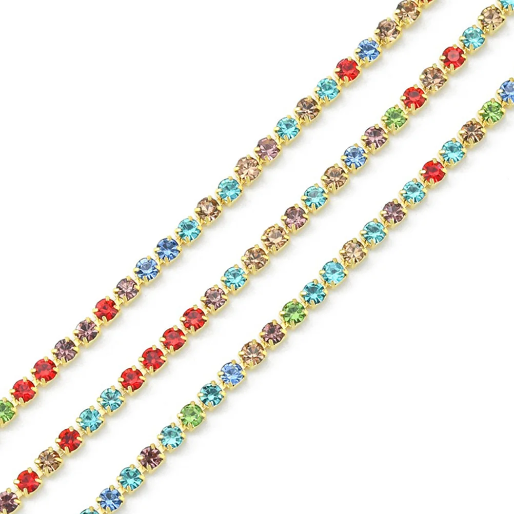 1 Roll Rhinestone Chain Trim Decorative Claw Chain Sewing Rhinestones Diy Crafts Jewelry Decoration Applique Cross Stitch Bridal
1 Roll Rhinestone Chain Trim Decorative Claw Chain Sewing Rhinestones Diy Crafts Jewelry Decoration Applique Cross Stitch Bridal