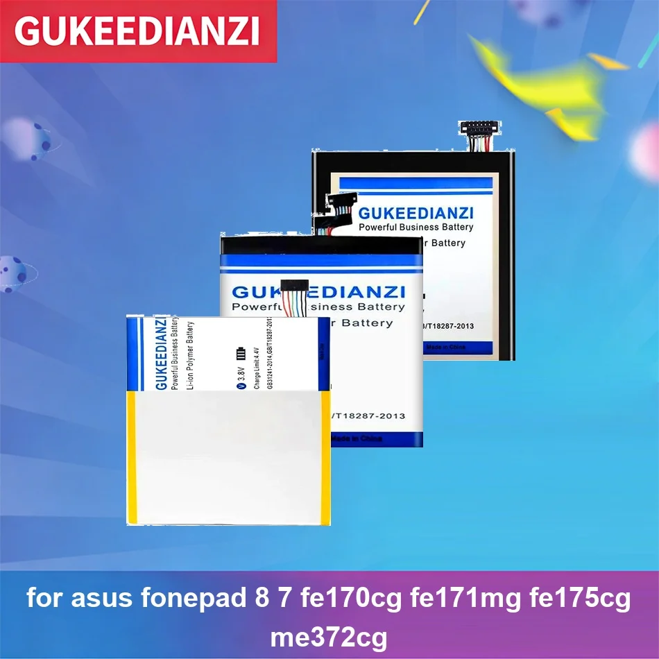 Tablet Battery Stable C11P1310 C11P1327 C11P1331 4200-5150mAh For Asus Fonepad 8 7 fe170cg fe171mg fe175cg me372cg
Tablet Battery Stable C11P1310 C11P1327 C11P1331 4200-5150mAh For Asus Fonepad 8 7 fe170cg fe171mg fe175cg me372cg