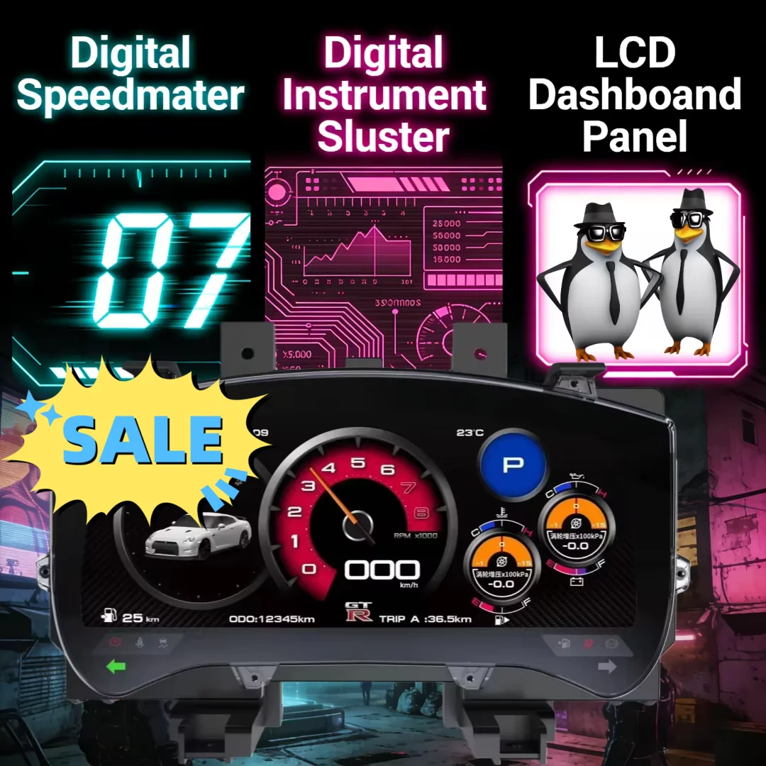 12,3-дюймовая система на базе Linux для Nissan GTR 2007-2024: ЖК-панель приборов, цифровая приборная панель, модуль умных датчиков
12,3-дюймовая система на базе Linux для Nissan GTR 2007-2024: ЖК-панель приборов, цифровая приборная панель, модуль умных датчиков