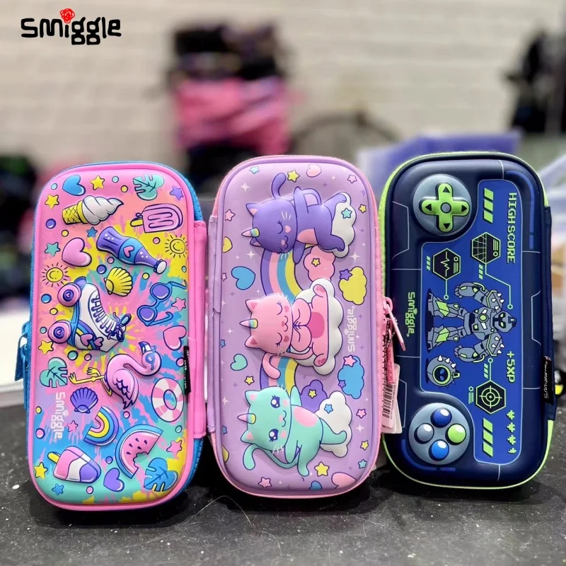 New Genuine Australian Smiggle Cute Purple Kitten Purple Pony Cartoon Pattern Pen Box Cartoon Pencil Case Student Supplies Gift
New Genuine Australian Smiggle Cute Purple Kitten Purple Pony Cartoon Pattern Pen Box Cartoon Pencil Case Student Supplies Gift