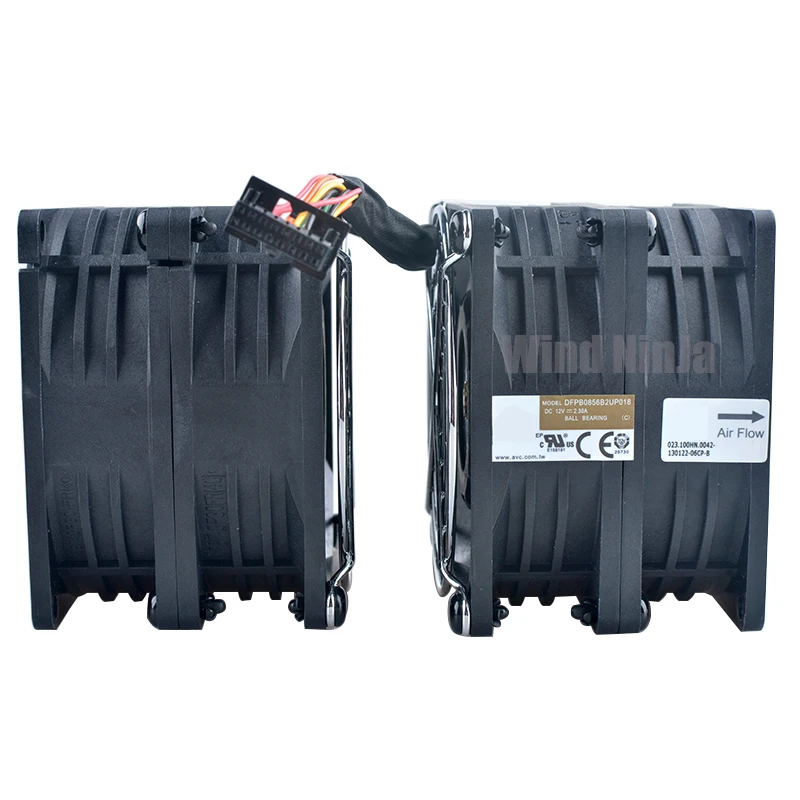 8cm 80mm Cooling Fan DFPB0856B2UP018 DFPB0856B2U 023.100HN.0042 DC12V 2.30A Server Cabinet Fans 80x80x56mm for Heat Dissipation
8cm 80mm Cooling Fan DFPB0856B2UP018 DFPB0856B2U 023.100HN.0042 DC12V 2.30A Server Cabinet Fans 80x80x56mm for Heat Dissipation