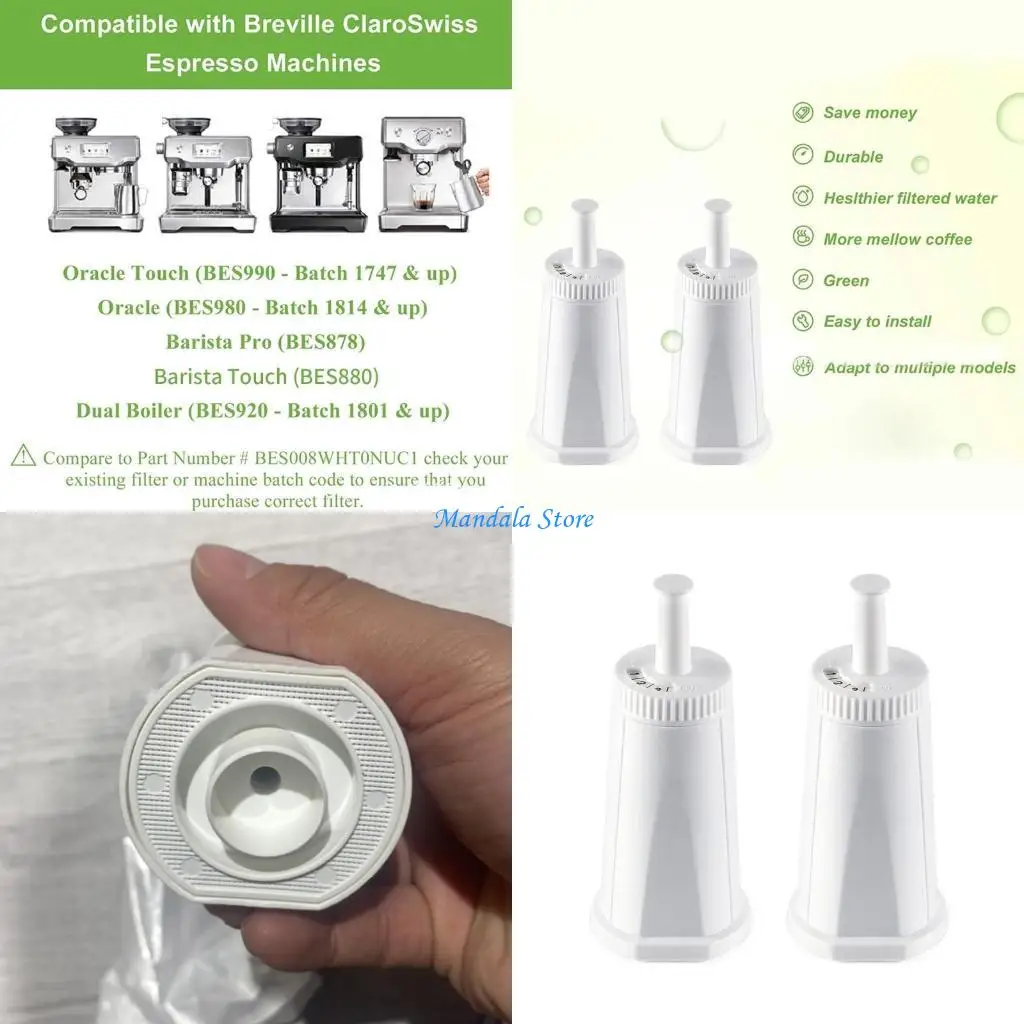 U2JC Pack of 2 Coffee Filter Coffee Machine Filter Plastic Material for Coffee Maker
U2JC Pack of 2 Coffee Filter Coffee Machine Filter Plastic Material for Coffee Maker