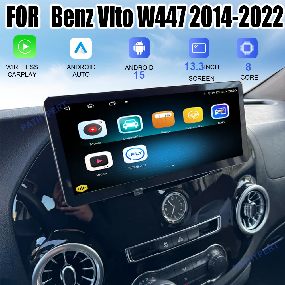 13.3"Android 15 For Benz Vito W447 2014-2022 Stereo Car Multimedia Player Auto Screen Wireless GPS Navigation Carplay 4G Dsp FM
13.3"Android 15 For Benz Vito W447 2014-2022 Stereo Car Multimedia Player Auto Screen Wireless GPS Navigation Carplay 4G Dsp FM