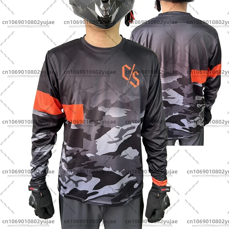Men's long-sleeved motocross loose rider jersey MTB Enduro shirt Real shot T-shirt Summer cycling jersey Quick dry jersey
Men's long-sleeved motocross loose rider jersey MTB Enduro shirt Real shot T-shirt Summer cycling jersey Quick dry jersey