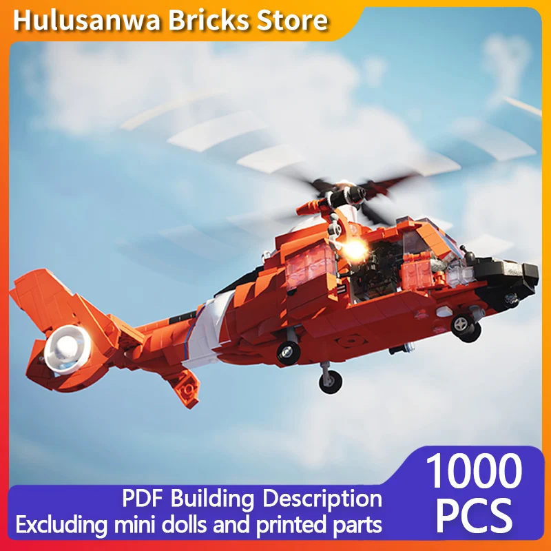 HH-65 Rescue Helicopter Model MOC Building Bricks War Equipment Modular Technology Gifts Holiday Assemble Children Toys Suit
HH-65 Rescue Helicopter Model MOC Building Bricks War Equipment Modular Technology Gifts Holiday Assemble Children Toys Suit