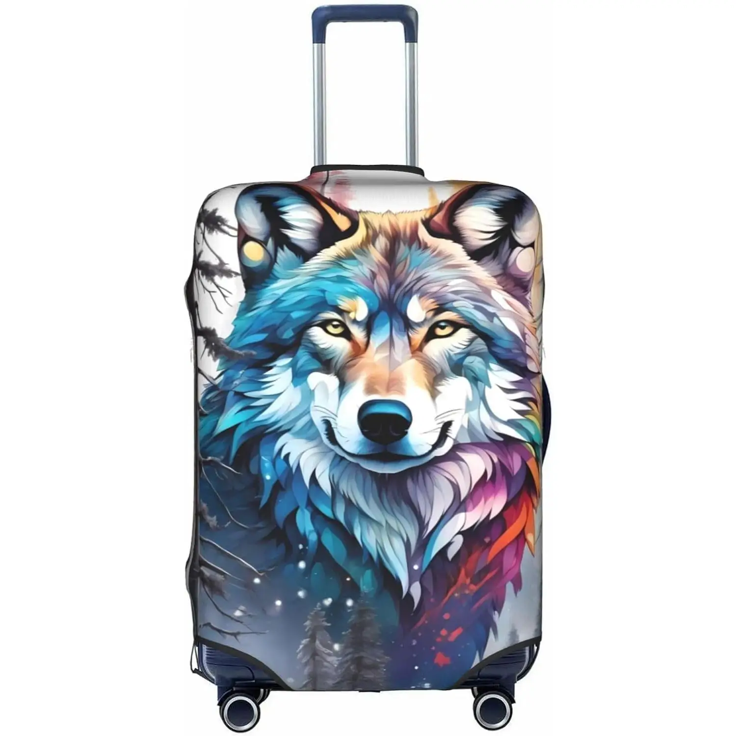 Animal Forest Wolves for Luggage Cover Washable Elasticated Suitcase Covers Stylish Dust and Scratch Resistant Case Protector
Animal Forest Wolves for Luggage Cover Washable Elasticated Suitcase Covers Stylish Dust and Scratch Resistant Case Protector