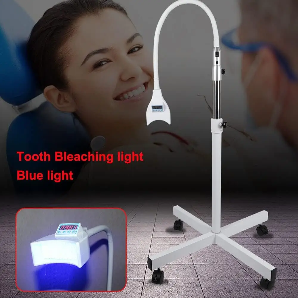 Mobile Teeth Whitening Machine LED Light Mobile Dental Whitening Lamp Adjustable Bleaching Time Cold Accelerator Floor Stand
Mobile Teeth Whitening Machine LED Light Mobile Dental Whitening Lamp Adjustable Bleaching Time Cold Accelerator Floor Stand