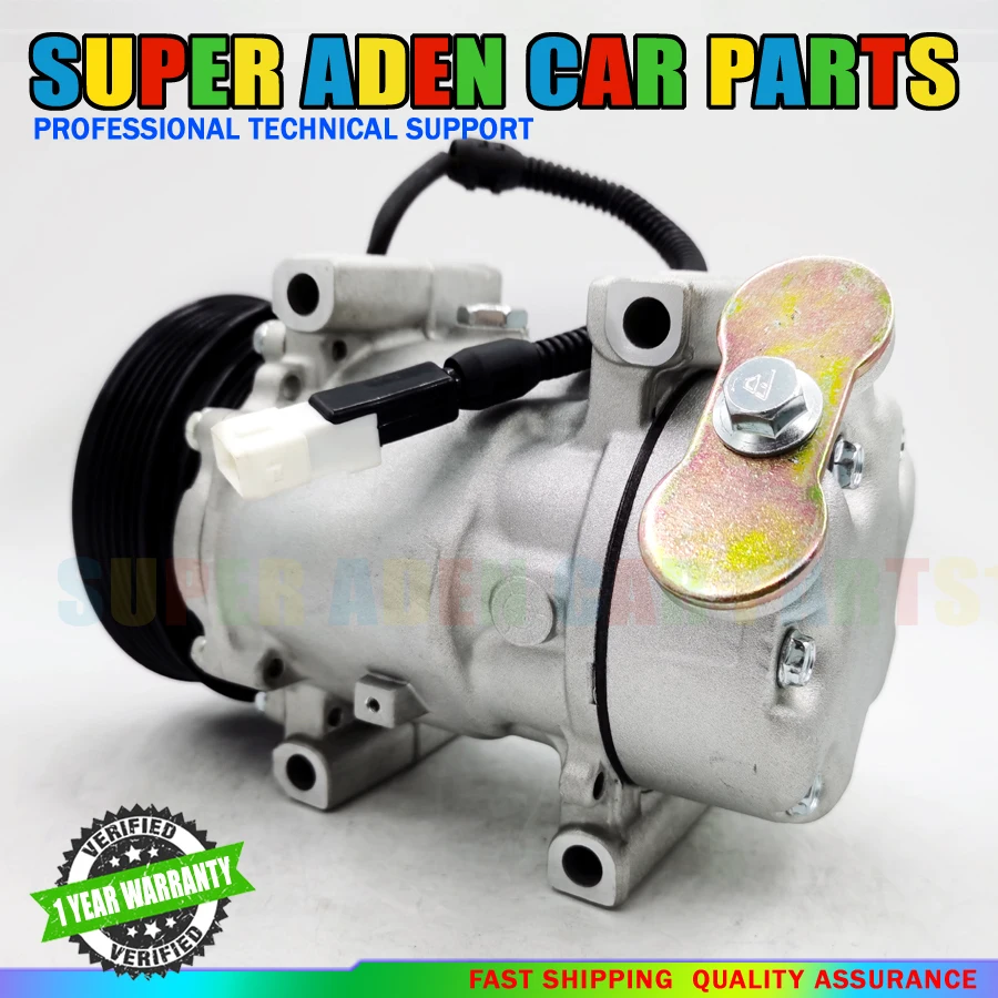 New SD6V12 AC Compressor For PEUGEOT 406 407 206 For CITROEN Xsara Picasso C5 Sanden 1421 6453EN 6453JH 9635587780
New SD6V12 AC Compressor For PEUGEOT 406 407 206 For CITROEN Xsara Picasso C5 Sanden 1421 6453EN 6453JH 9635587780