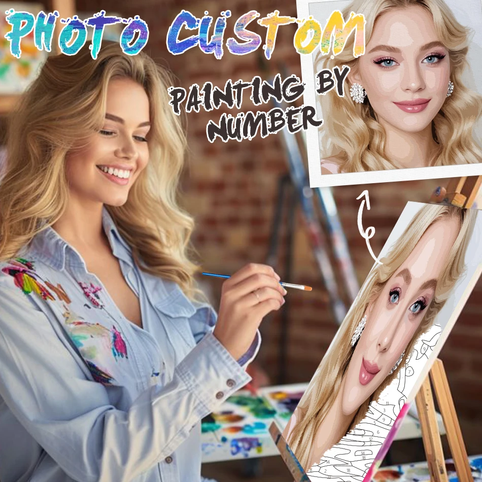 SDOYUNO Photo Custom Painting By Number Adults Diy Customized Drawing On Canvas Art Supplies Wall Art Picture Personalized Gift
SDOYUNO Photo Custom Painting By Number Adults Diy Customized Drawing On Canvas Art Supplies Wall Art Picture Personalized Gift