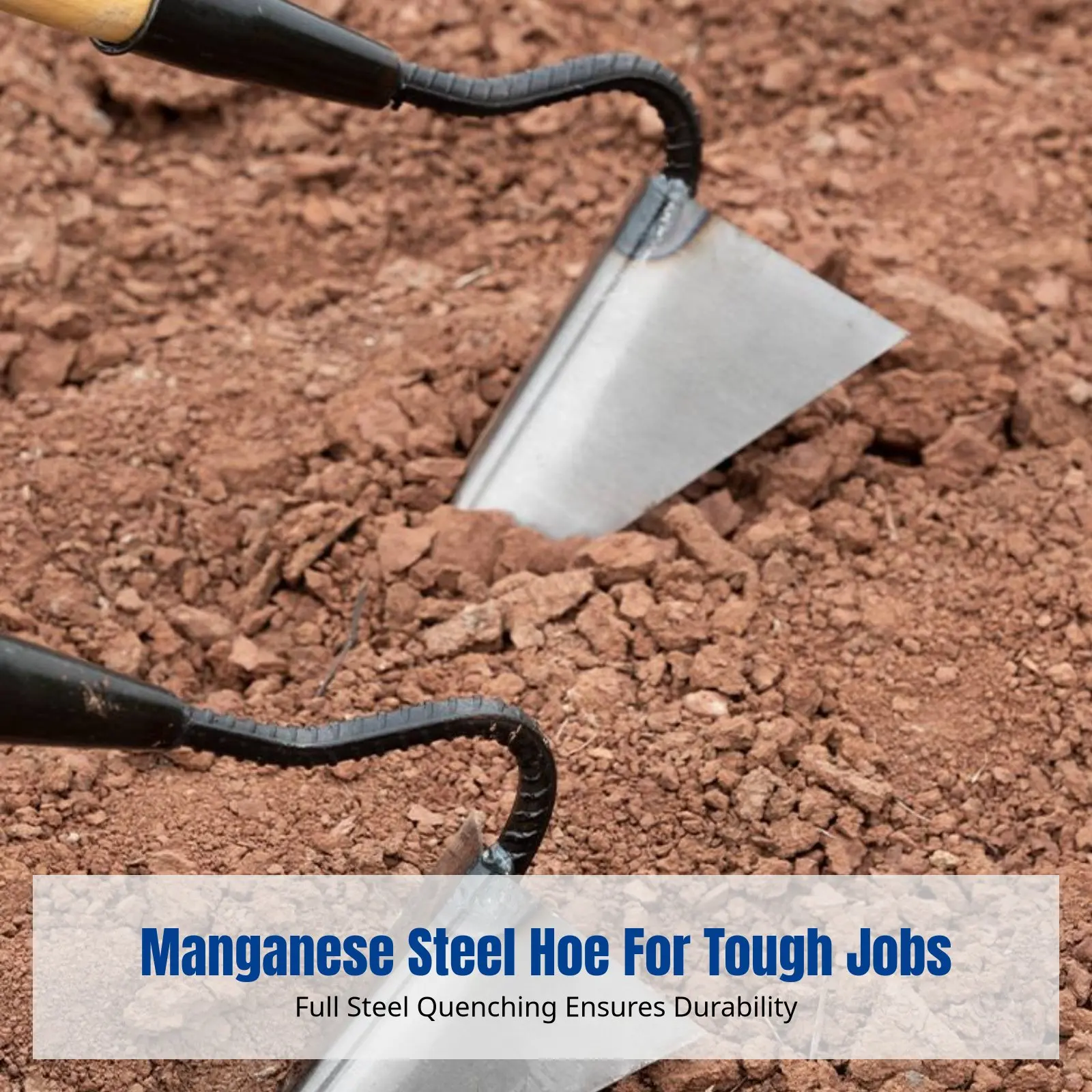 Manganese Steel Triangular Hoe, Thickened, Hand-Pulled Plow, Ditching, Cultivation, Multi-Functional, Sturdy Wooden Handle
Manganese Steel Triangular Hoe, Thickened, Hand-Pulled Plow, Ditching, Cultivation, Multi-Functional, Sturdy Wooden Handle