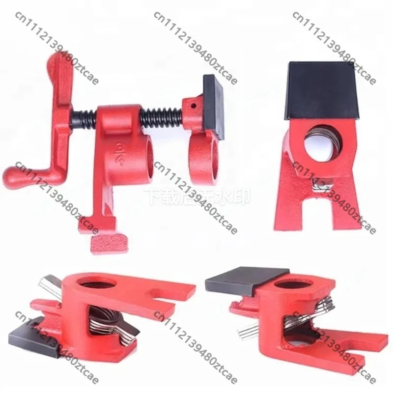 Adjustable Quick Release Pipe Clamp Cast Iron Woodworking Clamping Hardware Hand Tool
Adjustable Quick Release Pipe Clamp Cast Iron Woodworking Clamping Hardware Hand Tool