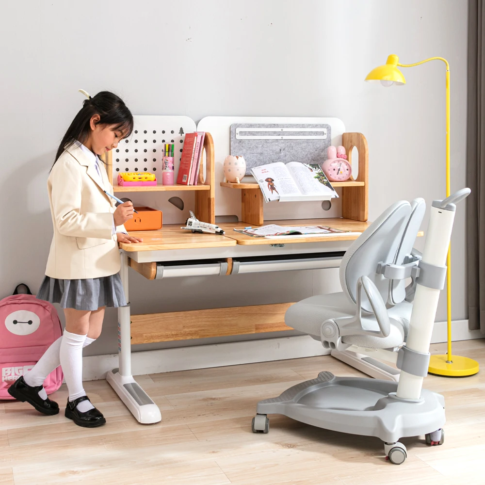 Kids Height Adjustable Learning Desk Home Furniture Bureau Pour Enfant Ergonomic Wooden Study Children Desk and Chair Sets
Kids Height Adjustable Learning Desk Home Furniture Bureau Pour Enfant Ergonomic Wooden Study Children Desk and Chair Sets