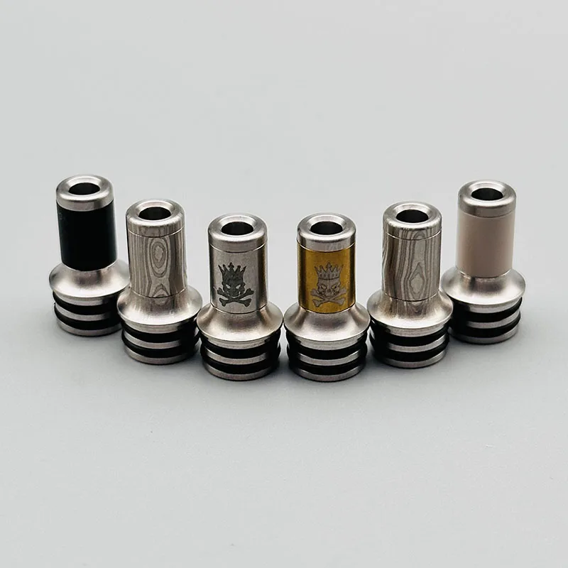 vape 510 drip tip Monarchy style peek pom 316ss material 3.3mm inside diameter For RTA RDA Atomizer Vape Mod Accessories