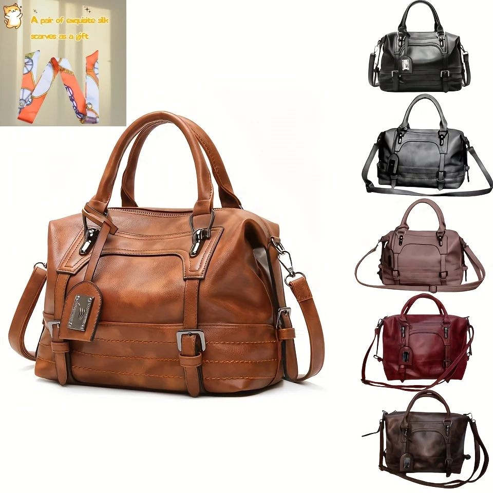 Vintage Handbag, Large Capacity Crossbody Bag, Exquisite Scarf, Men/ Women's Shoulder Bag for Best Birthday Gifts
Vintage Handbag, Large Capacity Crossbody Bag, Exquisite Scarf, Men/ Women's Shoulder Bag for Best Birthday Gifts