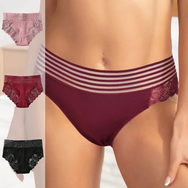 3PCS Women's Panties Boxer Shorts Sexy Lace Transparent Underwear Panties Sexy Lingerie Mid-Waist Breathable Hollow Decorative
3PCS Women's Panties Boxer Shorts Sexy Lace Transparent Underwear Panties Sexy Lingerie Mid-Waist Breathable Hollow Decorative