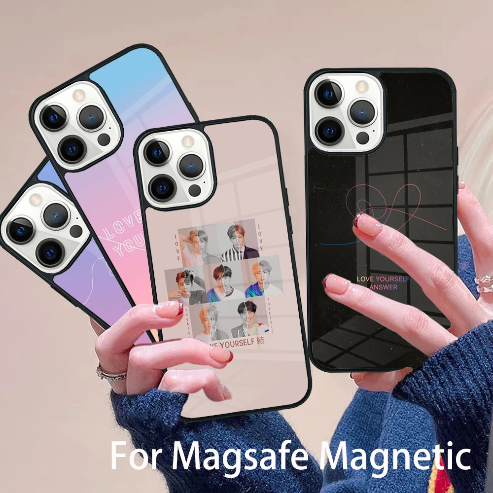 Love Yourself Answer Phone Case Magesafe Magnetic Wireless Charge Cover For IPhone 16 11 12 13 14 15 Pro Max Plus
Love Yourself Answer Phone Case Magesafe Magnetic Wireless Charge Cover For IPhone 16 11 12 13 14 15 Pro Max Plus