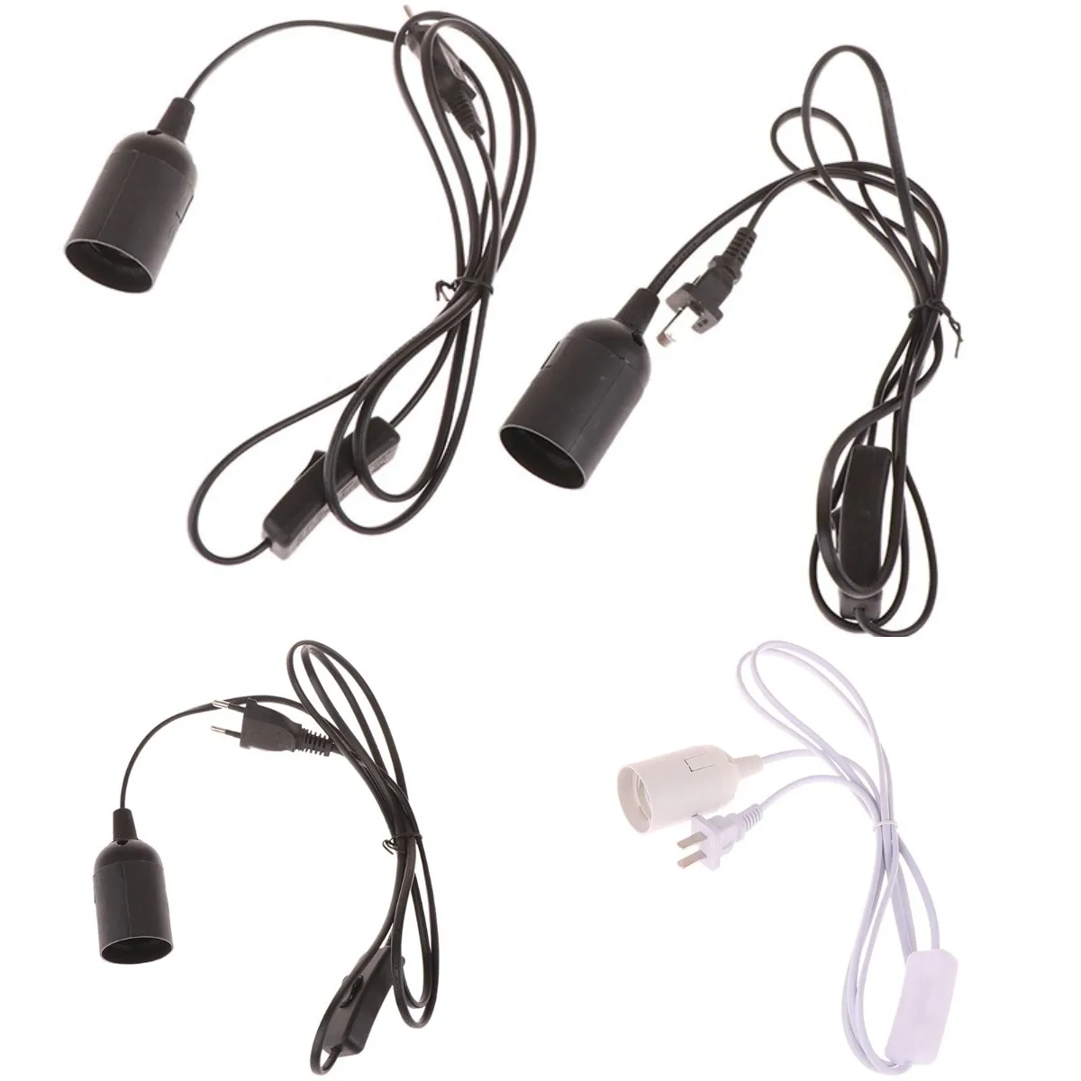 EU US Plug 1.8m Power Cord Cable E27 Lamp Base Holder With Switch Wire For Pendant Led Bulb Fixture Hanglamp Suspension Socket
EU US Plug 1.8m Power Cord Cable E27 Lamp Base Holder With Switch Wire For Pendant Led Bulb Fixture Hanglamp Suspension Socket