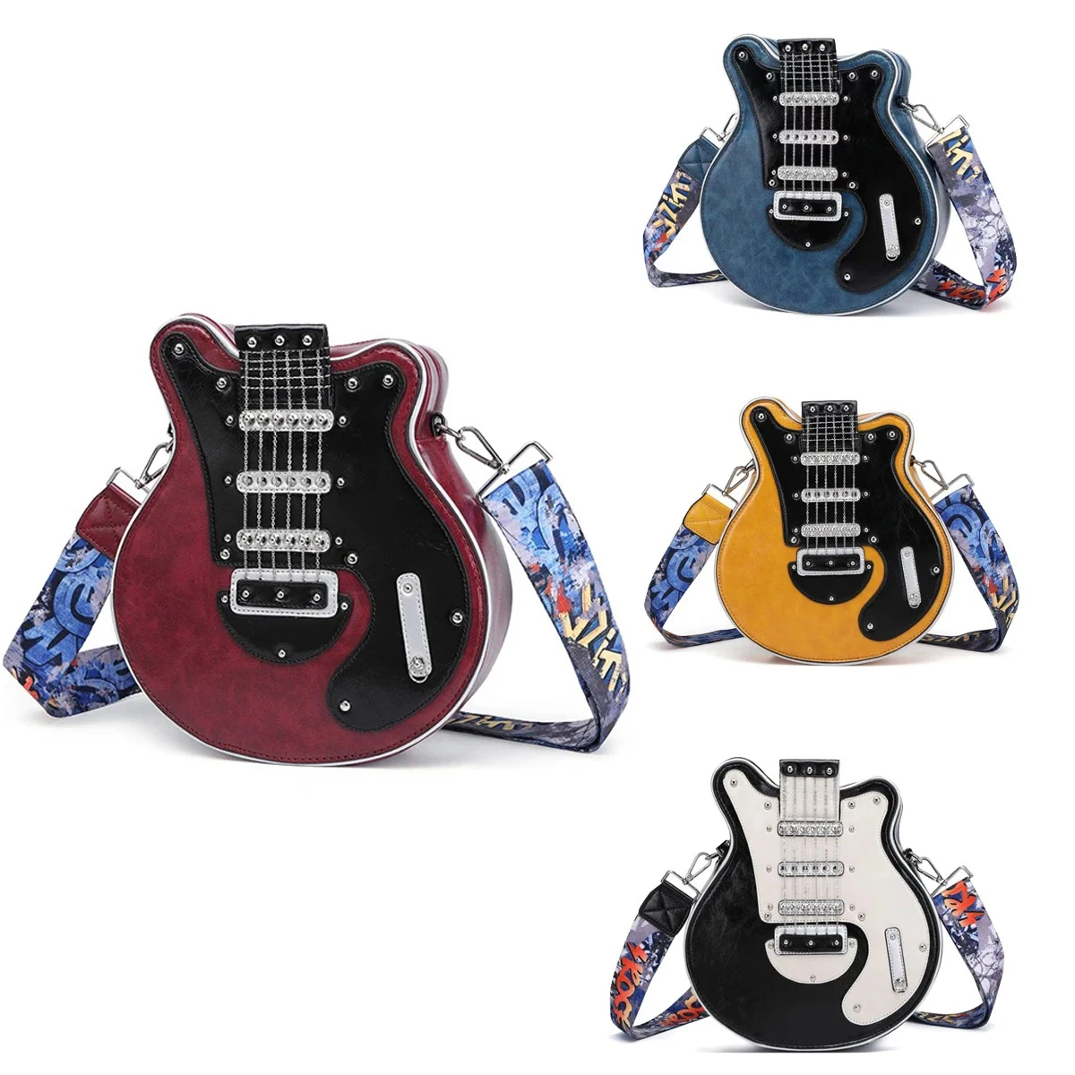 Handmade Guitar Shape purse Bags Purse Purses And Handbags For Women Luxury Designer Leather Crossbody Personality Shoulder Bag
Handmade Guitar Shape purse Bags Purse Purses And Handbags For Women Luxury Designer Leather Crossbody Personality Shoulder Bag