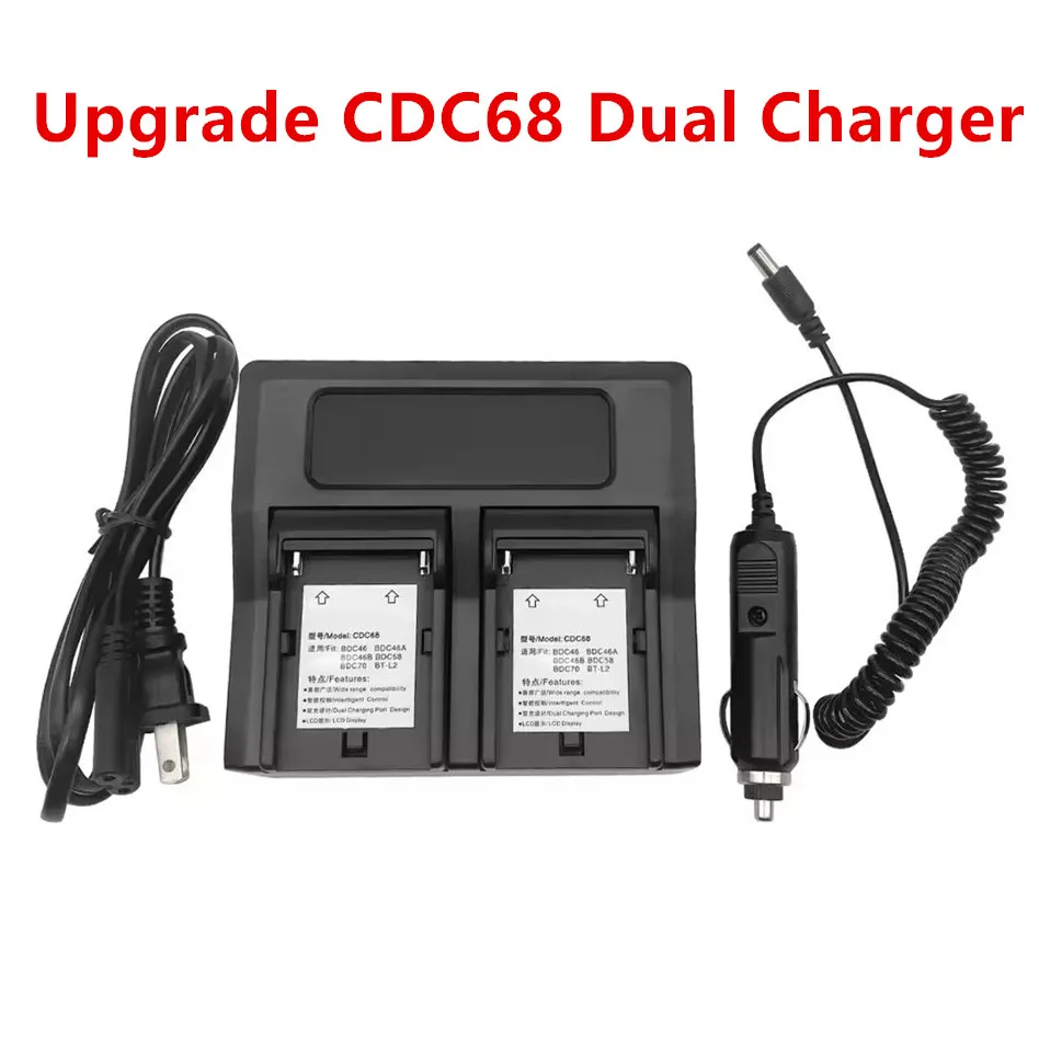 Upgrade CDC68 Dual Charger With LED For BDC46 BDC46A BDC46B BDC58 BDC70 BT-L2 Surveying Battery
Upgrade CDC68 Dual Charger With LED For BDC46 BDC46A BDC46B BDC58 BDC70 BT-L2 Surveying Battery