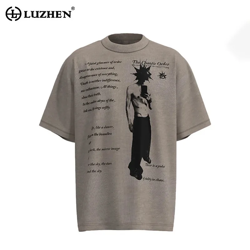 LUZHEN 2025 Summer New Personalized Printed Short Sleeve Tops Men Trendy Handsome Loose Casual Male Tops Fashion Clothes JY1446
LUZHEN 2025 Summer New Personalized Printed Short Sleeve Tops Men Trendy Handsome Loose Casual Male Tops Fashion Clothes JY1446