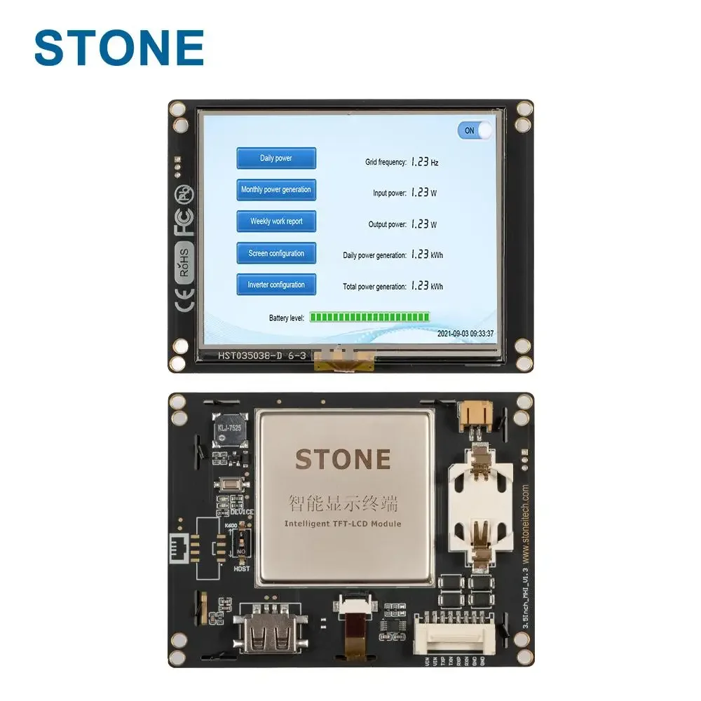 STONE Самый дешевый 3,5-дюймовый TFT ЖК-дисплей 320x240 с сенсорным экраном и высоким качеством
STONE Самый дешевый 3,5-дюймовый TFT ЖК-дисплей 320x240 с сенсорным экраном и высоким качеством