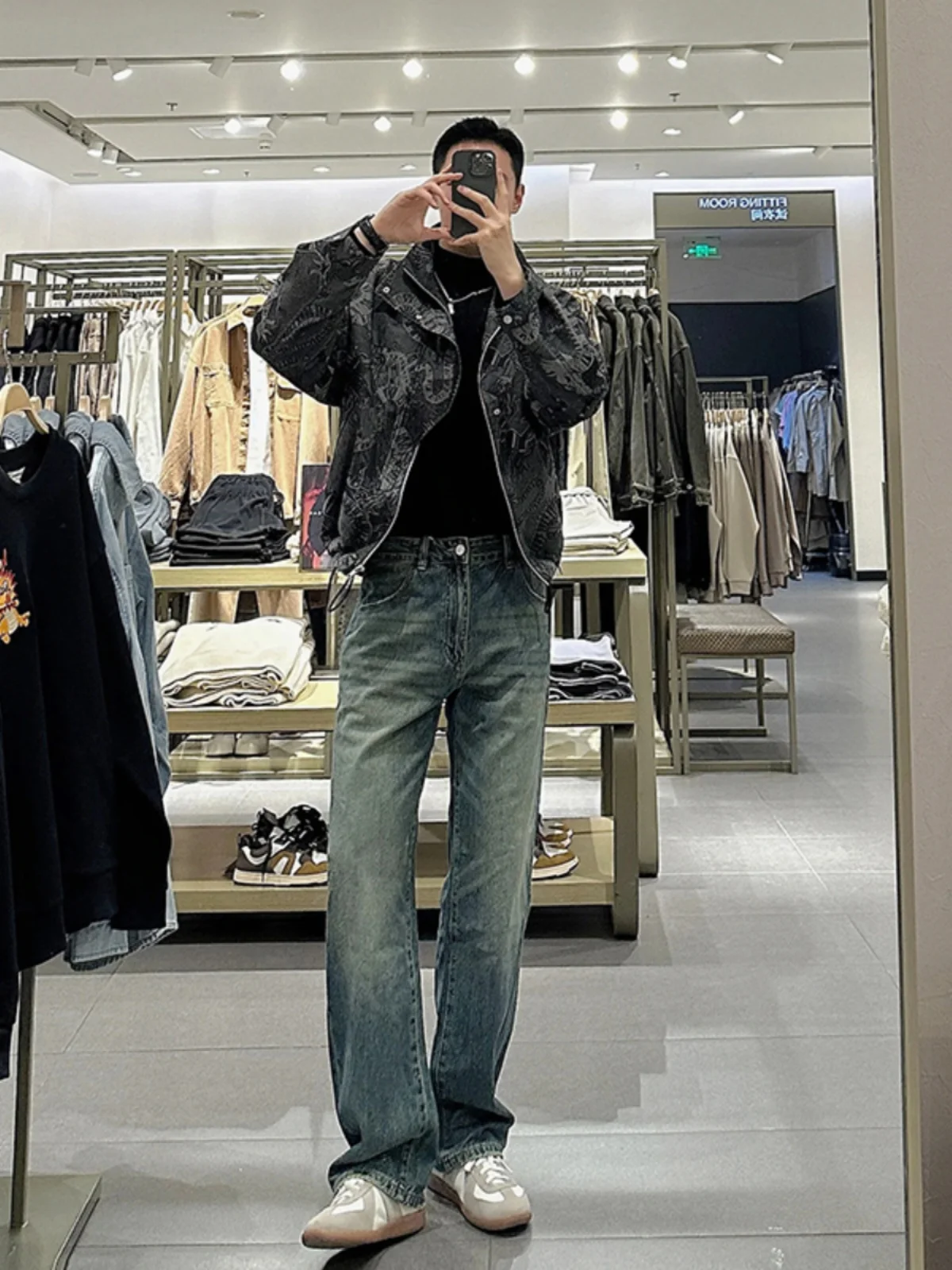 Blue Straight Leg Vintage Jeans Trendy American High Street Sle for Teenagers Cool Retro Brand New 2024 Long Pants
Blue Straight Leg Vintage Jeans Trendy American High Street Sle for Teenagers Cool Retro Brand New 2024 Long Pants