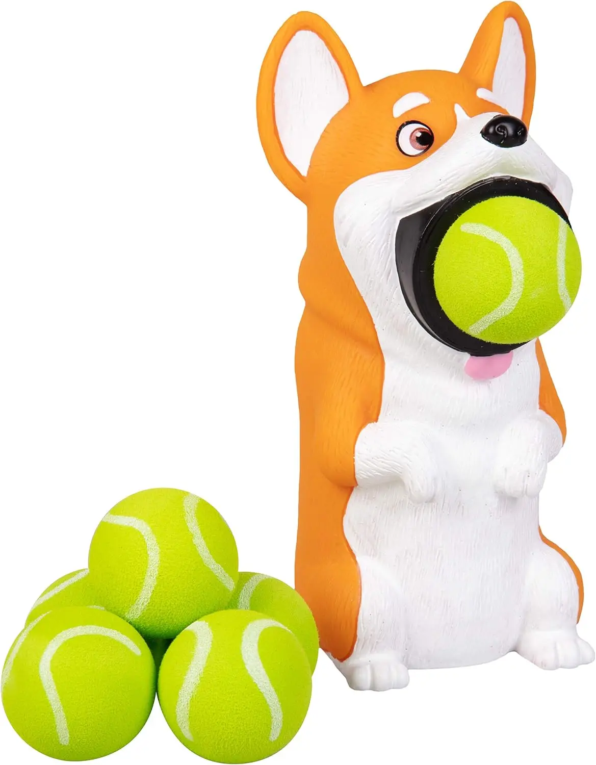 Hog Wild Corgi Ball Popper Toy - Includes 4 Soft Foam Balls - Squeeze to Pop Air Powered Balls Up to 20 Feet - Launcher Safe for Indoor/Outdoor Play - Party Favor Gift for Kids, Girls, Boys Ages 5+
Hog Wild Corgi Ball Popper Toy - Includes 4 Soft Foam Balls - Squeeze to Pop Air Powered Balls Up to 20 Feet - Launcher Safe for Indoor/Outdoor Play - Party Favor Gift for Kids, Girls, Boys Ages 5+