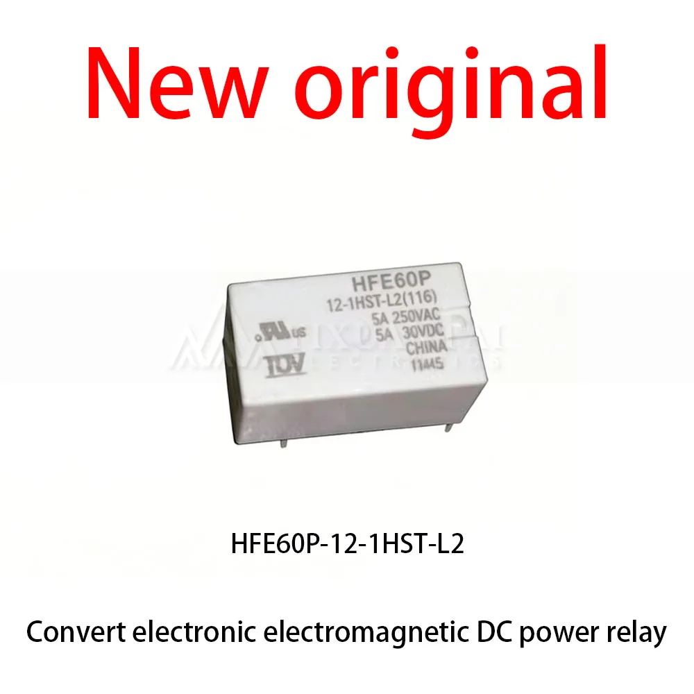 10Pcs/Lot New original HFE60P-12-1HST-L2 Convert electronic electromagnetic DC power relay
10Pcs/Lot New original HFE60P-12-1HST-L2 Convert electronic electromagnetic DC power relay