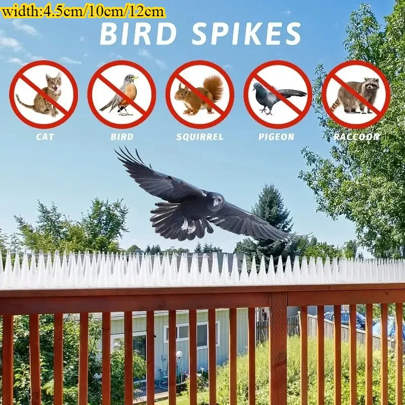 2pcs Wall Fence Deterrent Defender Spikes For Anti Cat Climb Bird Animals High-quality Plastic Garden Adjustment Protection Tool
2pcs Wall Fence Deterrent Defender Spikes For Anti Cat Climb Bird Animals High-quality Plastic Garden Adjustment Protection Tool