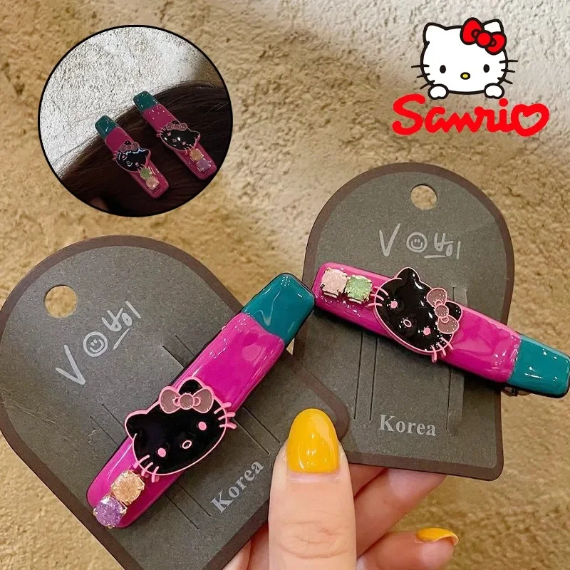 Sanrio Hello Kitty Hair Clip Cartoon Fashion Sweet Girls Glossy Diamond Studded Bangs Clip Kitten Bow Edge Clip Woman's Gifts
Sanrio Hello Kitty Hair Clip Cartoon Fashion Sweet Girls Glossy Diamond Studded Bangs Clip Kitten Bow Edge Clip Woman's Gifts
