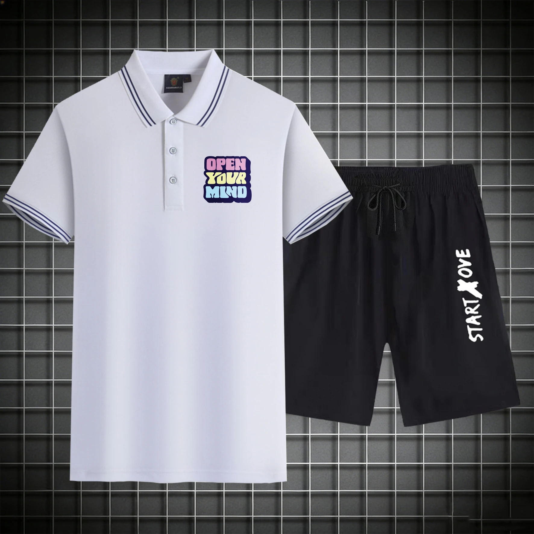 men's Polos sets 2026 Summer sweat suit Polyester 2 piece set Suit for man Short sleeve clothing set Graphic Sportswear Printed
men's Polos sets 2026 Summer sweat suit Polyester 2 piece set Suit for man Short sleeve clothing set Graphic Sportswear Printed