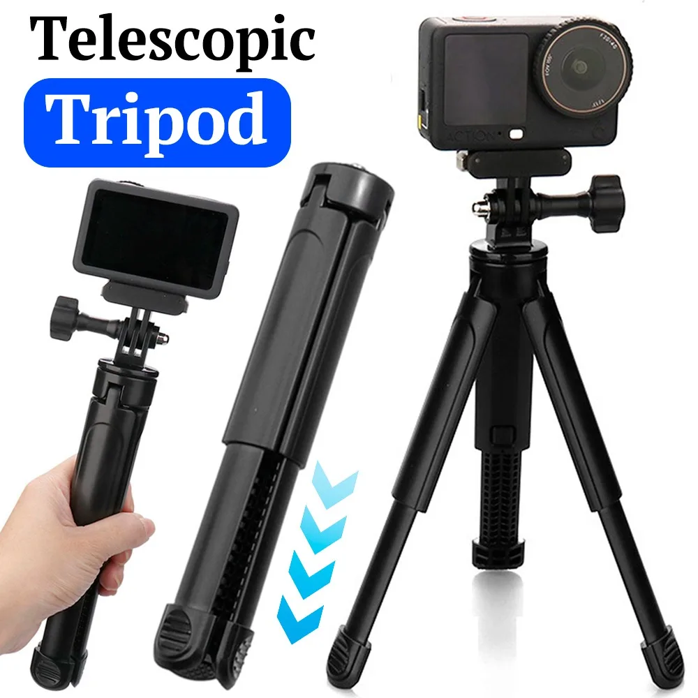 Portable Tripod with 1/4" Screw Stand Adatper for Insta360 GoPro DJI Osmo Action Extendable Mini Tripod for DJI Osmo Pocket 4 3
Portable Tripod with 1/4" Screw Stand Adatper for Insta360 GoPro DJI Osmo Action Extendable Mini Tripod for DJI Osmo Pocket 4 3