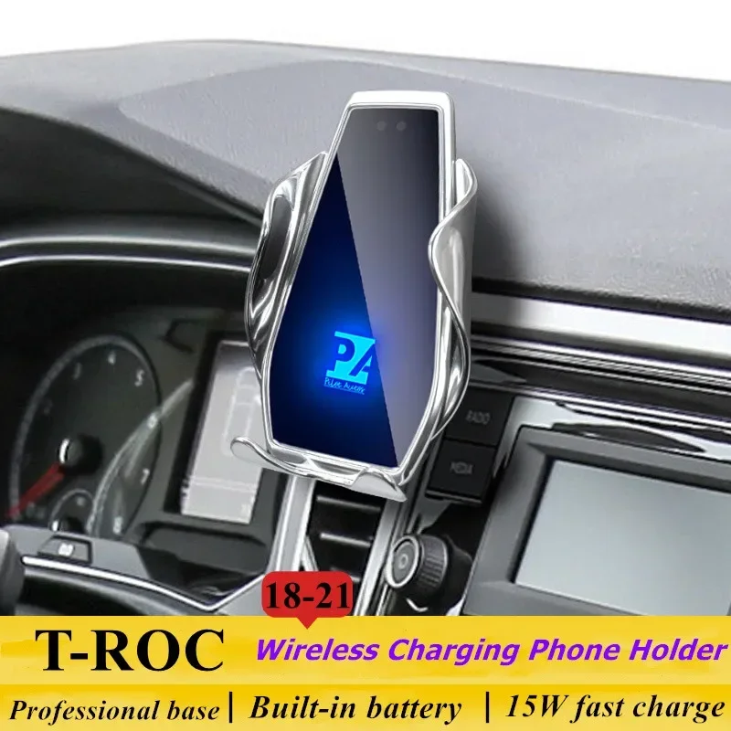 2018-2021 For VW T-ROC Phone Holder Wireless Charger Car Mobile Phone Mount Navigation Bracket GPS Support
2018-2021 For VW T-ROC Phone Holder Wireless Charger Car Mobile Phone Mount Navigation Bracket GPS Support