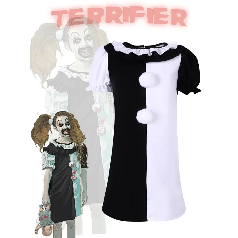 Terrifier Broken Soul Clown cosplay costume Halloween horror cosplay costume stage performance costume
Terrifier Broken Soul Clown cosplay costume Halloween horror cosplay costume stage performance costume
