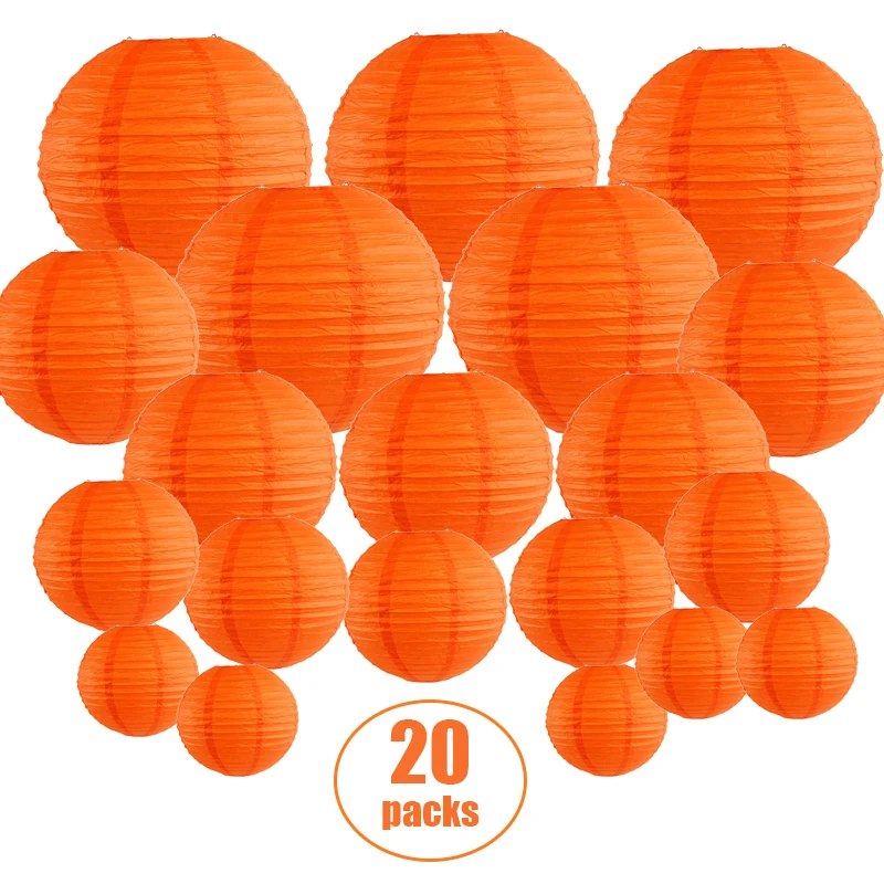 20pcs Set Red & Orange 6-12 Inch DIY Paper Lanterns for Halloween Outdoor Bar Decor Mixed Sizes Ideal for Weddings Christmas
20pcs Set Red & Orange 6-12 Inch DIY Paper Lanterns for Halloween Outdoor Bar Decor Mixed Sizes Ideal for Weddings Christmas
