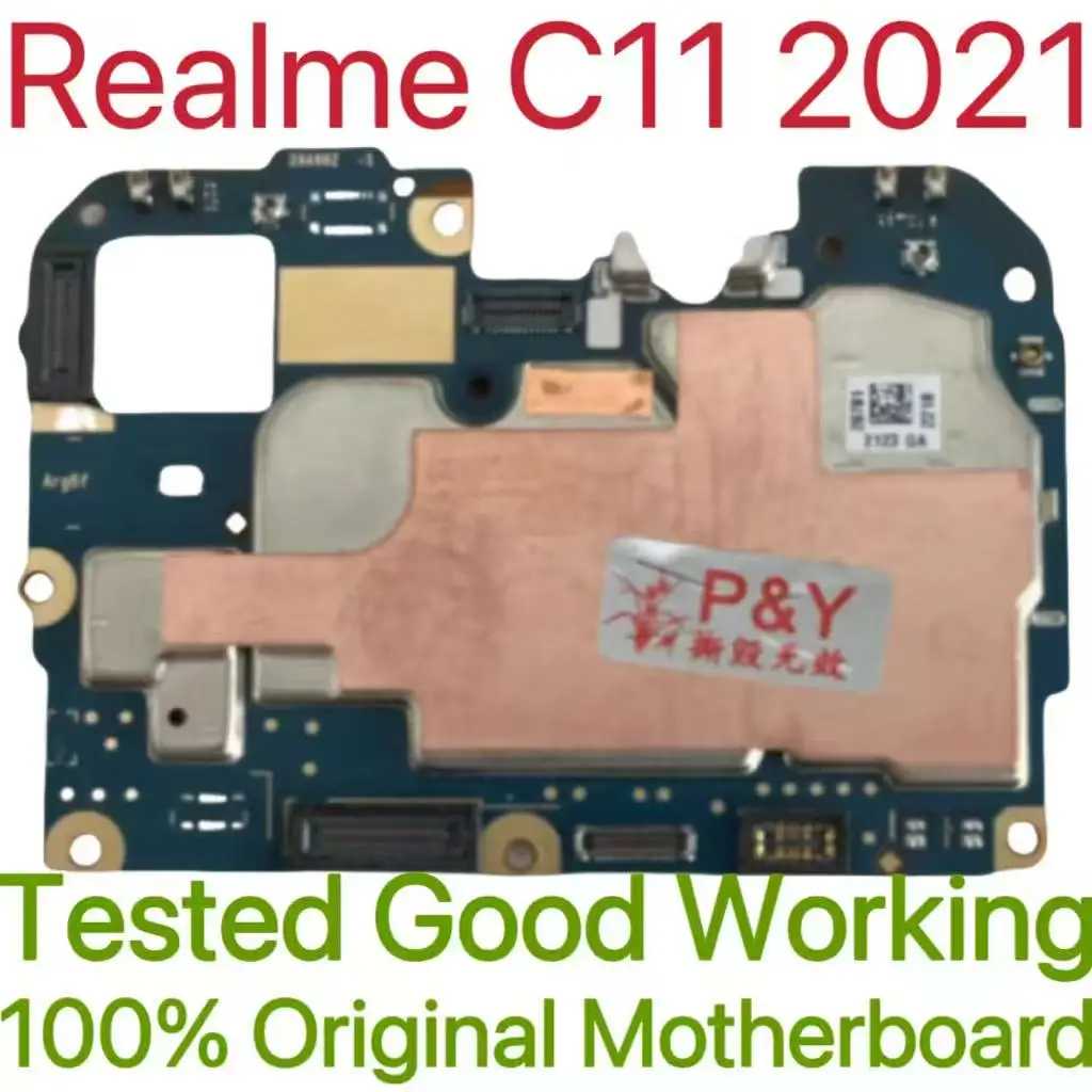 Global Version Original Unlocked Motherboard for Realme C11 2021 Tested Circuit Plate Main Logic Board for Realme C11 2021
Global Version Original Unlocked Motherboard for Realme C11 2021 Tested Circuit Plate Main Logic Board for Realme C11 2021