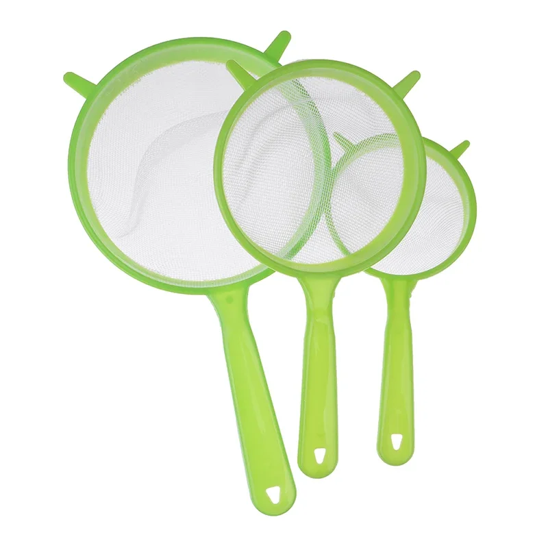 3 Pcs/Set Plastic Fine Mesh Juice Tea Scoop Strainer Colander Flour Sieve With Handle Kitchen Tools
3 Pcs/Set Plastic Fine Mesh Juice Tea Scoop Strainer Colander Flour Sieve With Handle Kitchen Tools