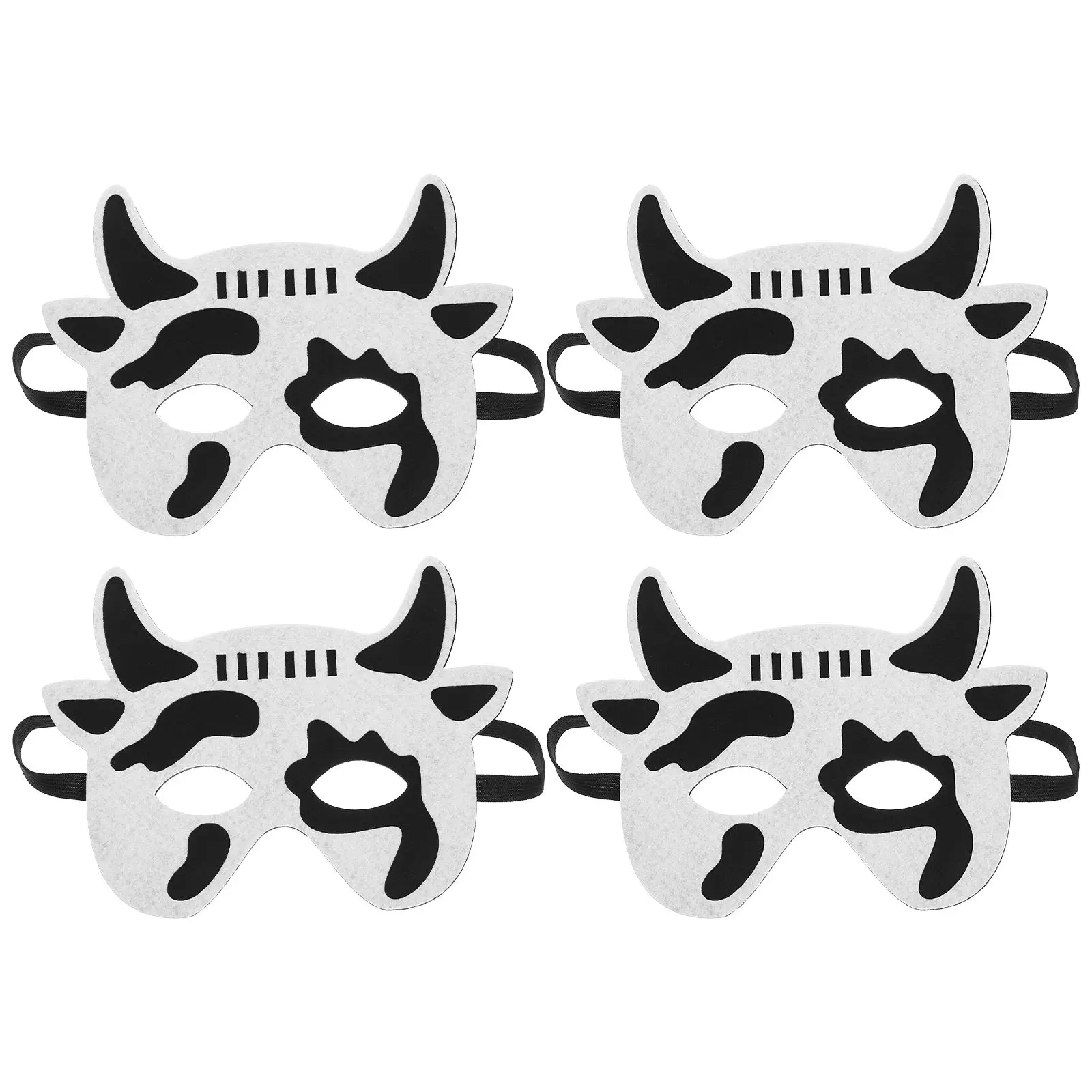 4Pcs Decorative Masks Performance Props Parents-child Campaign Non-woven Fabrics Cow Cartoon Animals Props for Kids Children
4Pcs Decorative Masks Performance Props Parents-child Campaign Non-woven Fabrics Cow Cartoon Animals Props for Kids Children