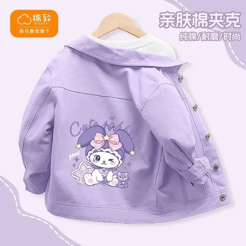 Kuromi Anime Kawaii Sanrio Cotton Long Sleeve Coat Spring Autumn Cute Cartoon Children Casual Jacket Clothing Gifts for Kids
Kuromi Anime Kawaii Sanrio Cotton Long Sleeve Coat Spring Autumn Cute Cartoon Children Casual Jacket Clothing Gifts for Kids