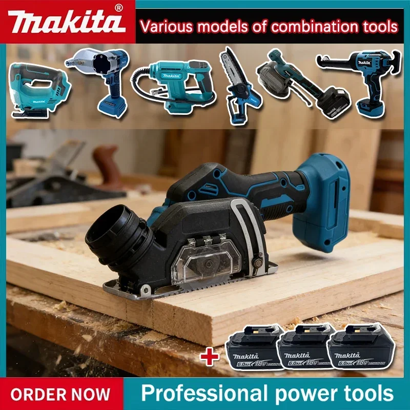 Комбинированный набор Makita: бесщеточная шлифовальная машина, пистолет для герметика, цепная пила, насос для накачки, силиконовый пистолет, машина для резки, для аккумулятора Makita 18В
Комбинированный набор Makita: бесщеточная шлифовальная машина, пистолет для герметика, цепная пила, насос для накачки, силиконовый пистолет, машина для резки, для аккумулятора Makita 18В