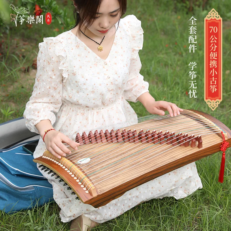 70cm Mini Guzheng 21 Strings Portable Performance Instrument for Grading Exam Beginner Practice Professional Small Guzheng
70cm Mini Guzheng 21 Strings Portable Performance Instrument for Grading Exam Beginner Practice Professional Small Guzheng