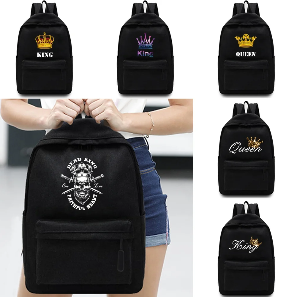 King Printed Leisure Backpack Laptop Backpack Fashion Simple Unisex Multifunctional Sports Bag.
King Printed Leisure Backpack Laptop Backpack Fashion Simple Unisex Multifunctional Sports Bag.