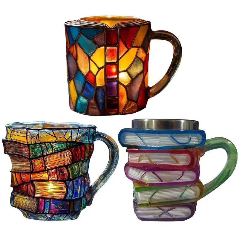 Creative Painted Book Coffee Mug Book Theme Cappuccino Mug Cup For Cafe Study Bookshelf Reading Bookstore Collection
Creative Painted Book Coffee Mug Book Theme Cappuccino Mug Cup For Cafe Study Bookshelf Reading Bookstore Collection